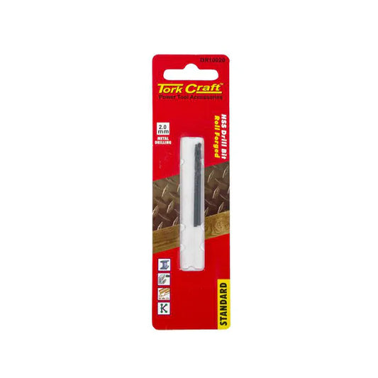 Drill Bit Industrial HSS 3.0MM 135Deg 2/Card