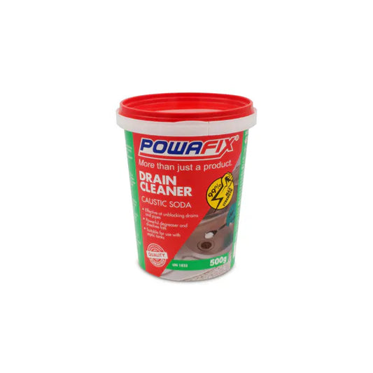Drain Cleaner Caustic Soda Powafix 500G