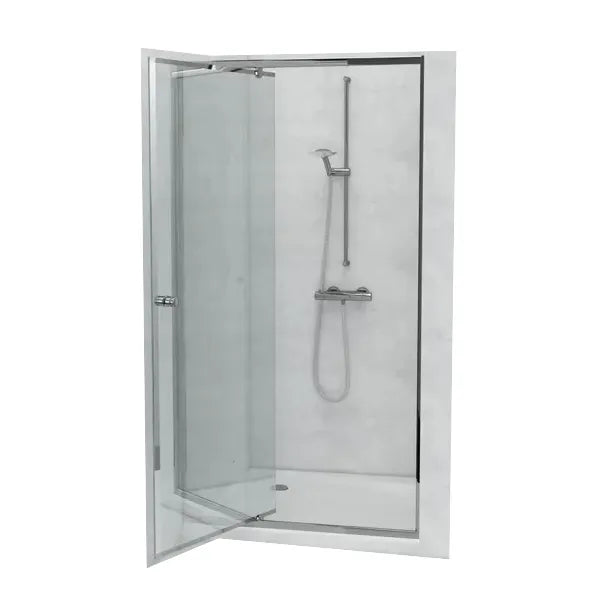 Door Shower Pivot Clear