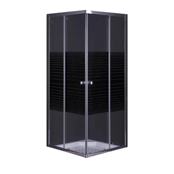 Door Shower Sq Black Stripe (Sd5)