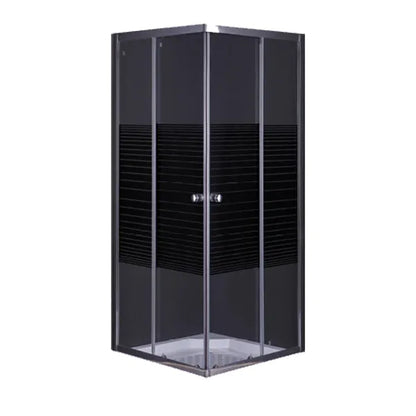 Door Shower Sq Black Stripe (Sd5)