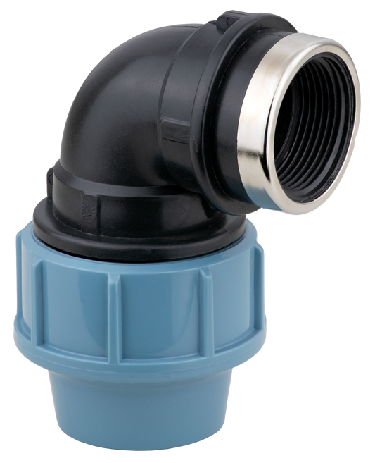 Fitting Comp HDPE Female Thread Elbow 50*1-1/2