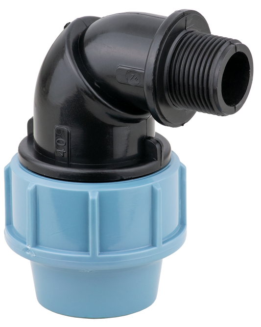 Fitting Comp HDPE Male Thread Elbow 50*1-1/2