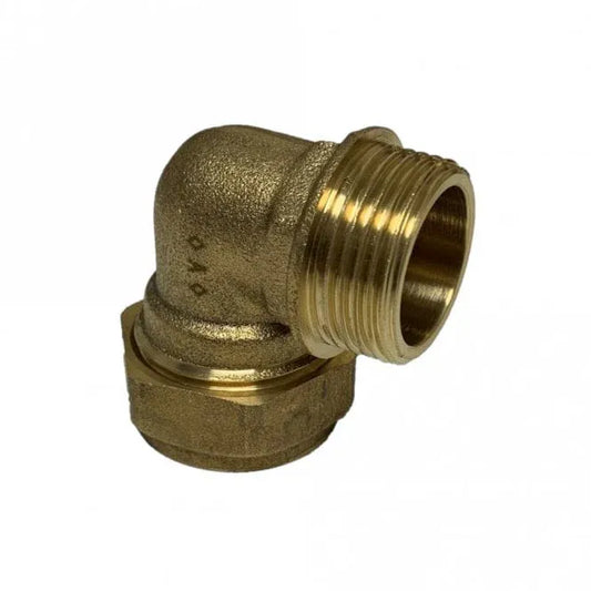 Fitting Comp Brass Elbow C X Mi 22mm×3/4"