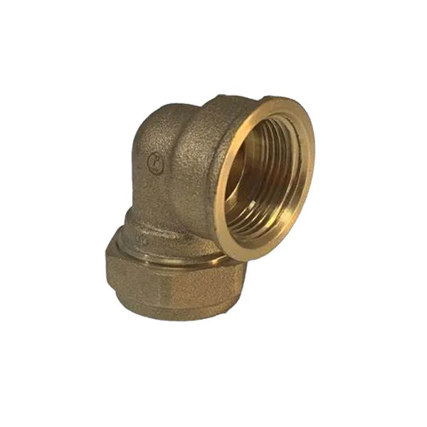 Fitting Comp Brass Elbow C×Fi  22mm×3/4"