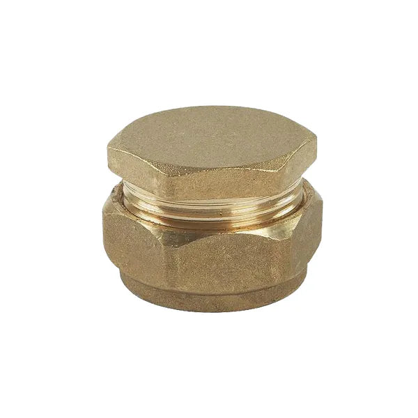 Fitting Comp Brass Stop End Cxc 22mm