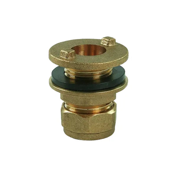Fitting Comp Brass Tank  Connector 22Mm