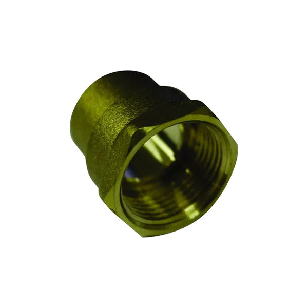 Fitting Comp Brass Delcop 15mm X 1/2" Fi Coupler