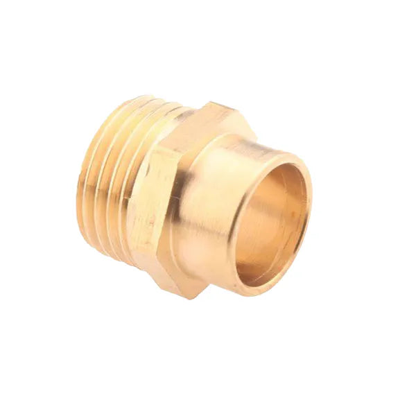 Fitting Comp Brass Delcop 15Mm X 1/2" Mi Coupler
