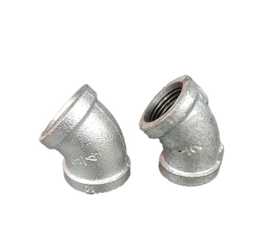 Fittings Galvanised 45 deg Elbow 3/4 Inch