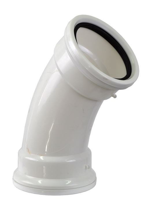 SV 110mmx45 Deg Plain Bend