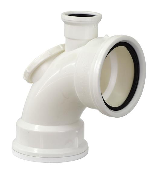 SV 110mmx90 Deg IE Vent Horn Bend