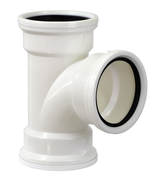 SV 110mmx90 Deg Plain T Junction