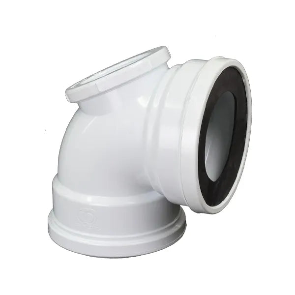 SV 110mmx90 Deg AH Bent pan Collar DPI SABS