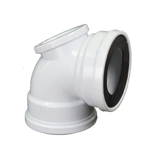 SV 110mmx90 Deg AH Bent pan Collar DPI SABS