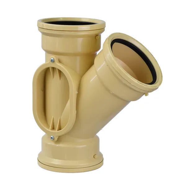 UG 110mmx45 Deg Right Hand Y Junction