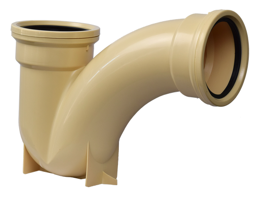 UG 110mm Gully P-Trap D/Rubber