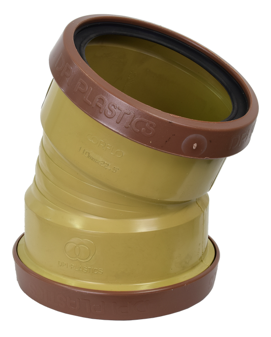 UG 110mmx22.5 Deg Plain Bend DPI SABS