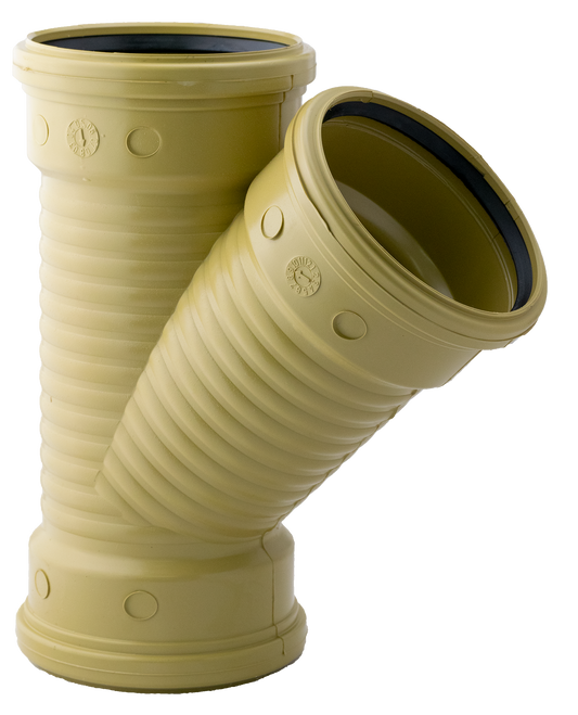 UG 110mmx45 Deg Plain Y Junction DPI SABS