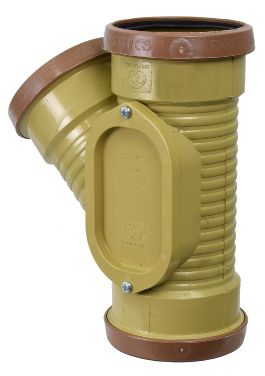 UG 110mmx45 Deg Left Hand Y Junction DPI SABS