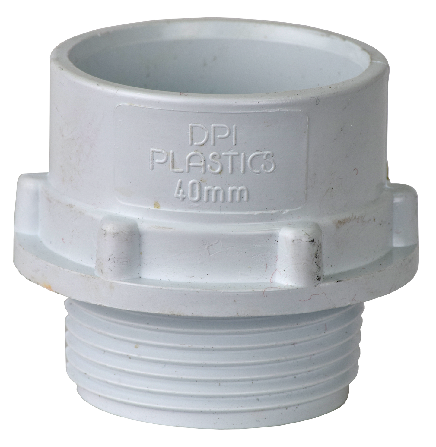 W 40mm Adaptors 1.25" Male DPI SABS