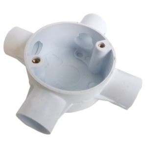 Fitting Conduit 25mm 4 Way Side Entry