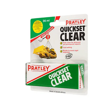 Glue Pratley Quickset Clear 36ml