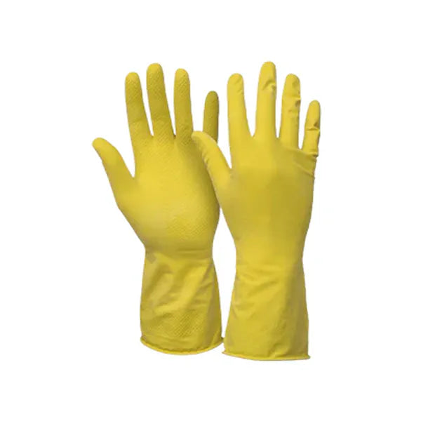 Gloves Pvc House Hold Yellow Meduim