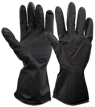 Gloves Pvc Builders Black