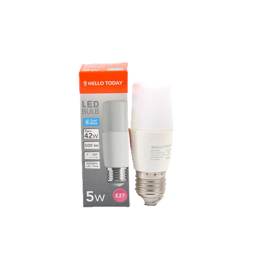 GLOBE HT STICK BULB E27 5W COOL WHITE