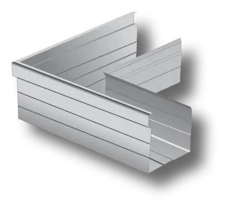 Gutter Angle 90 Degree Exterior D-Shape