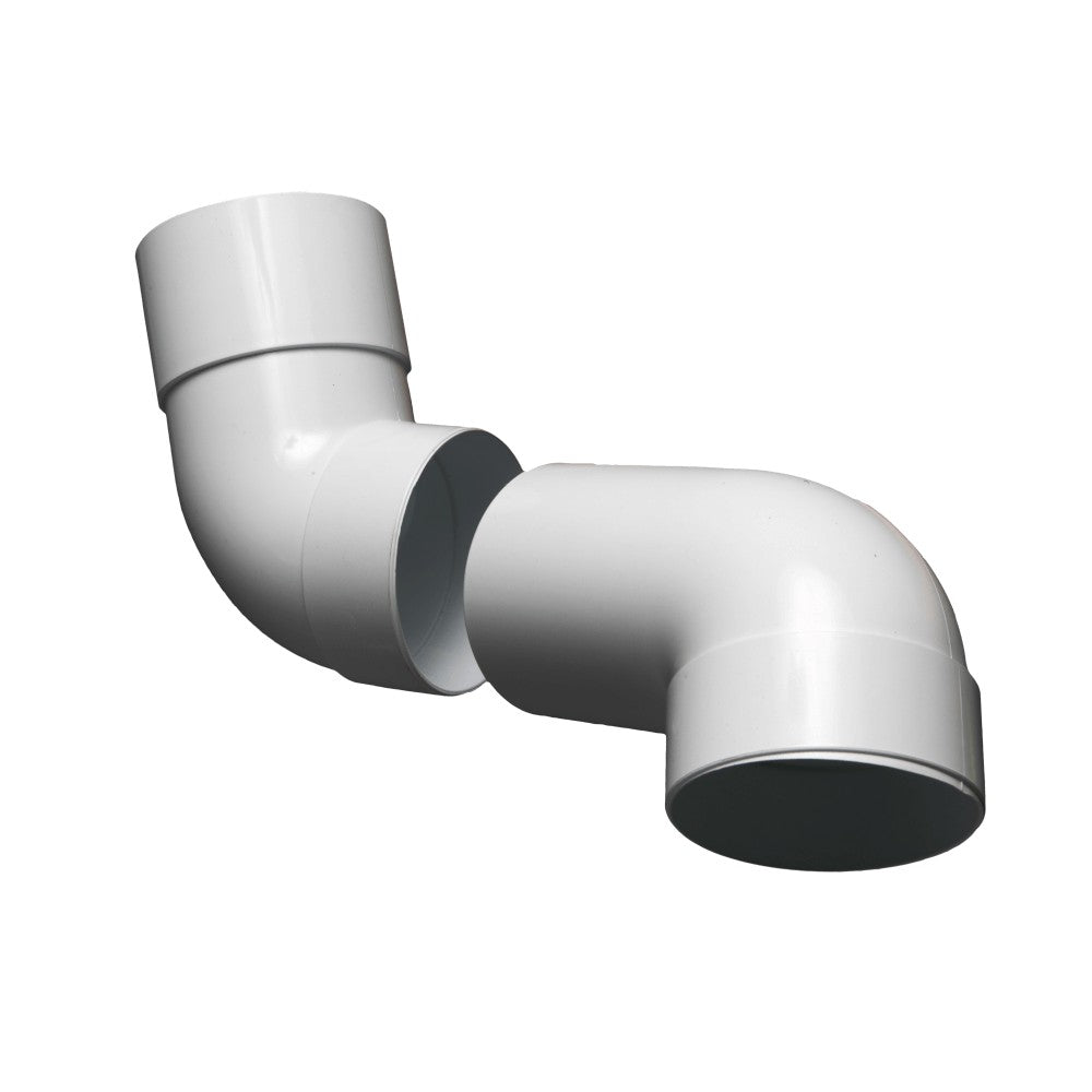 Gutter Downpipe Offset Bend PVC