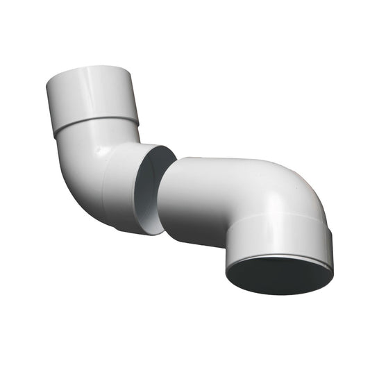 Gutter Downpipe Offset Bend PVC