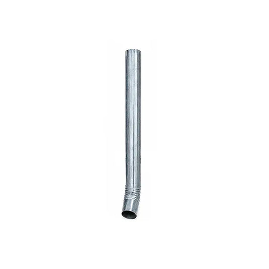Down Pipe Gutter Galv. Round Crimp Shoe 0.40X75mmX2.7m