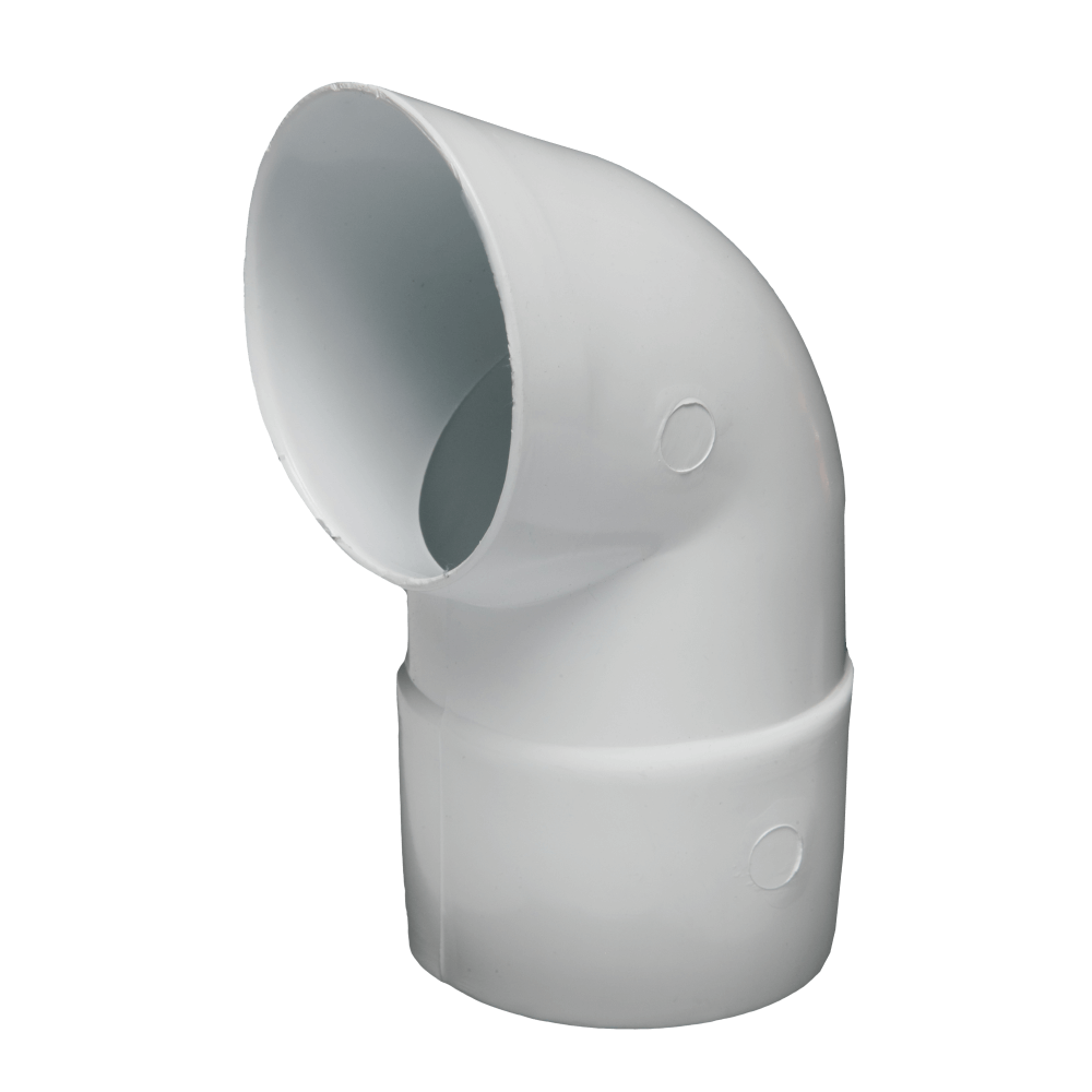 Down Pipe Gutter PVC Round Crimp Shoe 0.40X75mmX2.7m