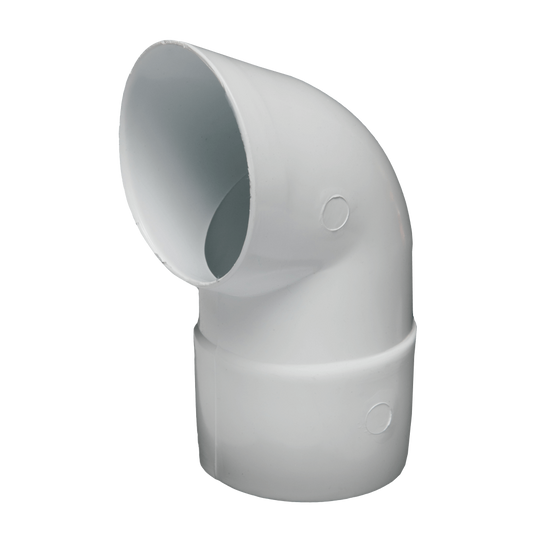 Down Pipe Gutter PVC Round Crimp Shoe 0.40X75mmX2.7m