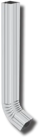 Down Pipe Gutter Galv Maxi Ripple Crimp Budget 100X75mmX2.7m