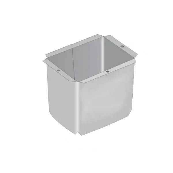 Outlet Gutter Lipped Square Rip Budget 100X75mm