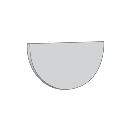 Gutter Stop End PVC 1/2 Round
