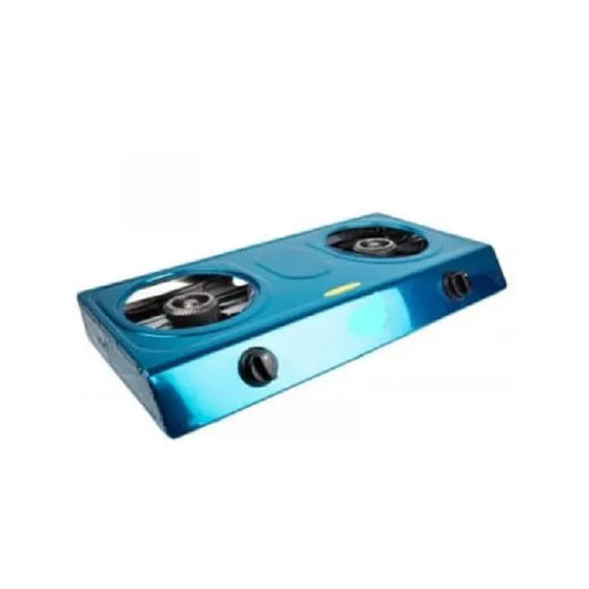 Gas Stove 2 Burner  S/Steel Blue