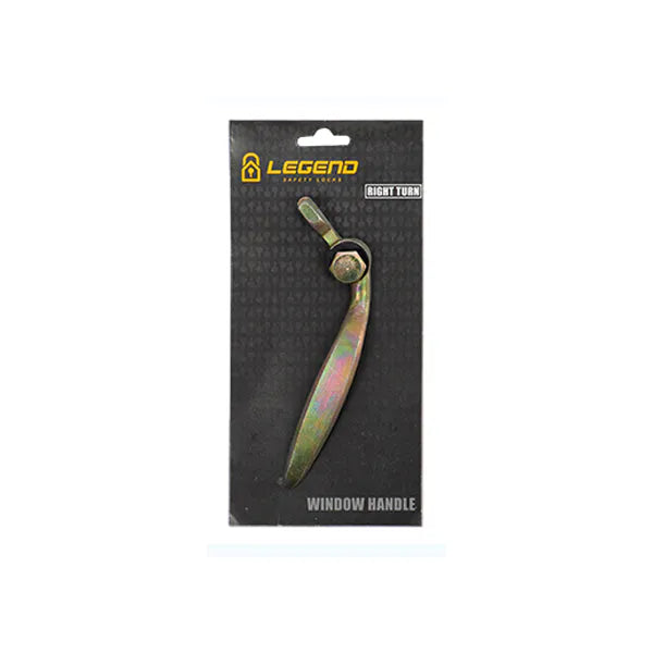 Handles Window Aluminium Black Right Blister