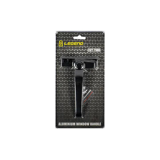 Handles Window Aluminium Black Right Blister