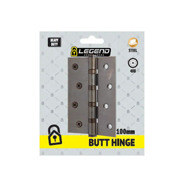 Hinges Butt 4BB AB 100mm Heavy Duty