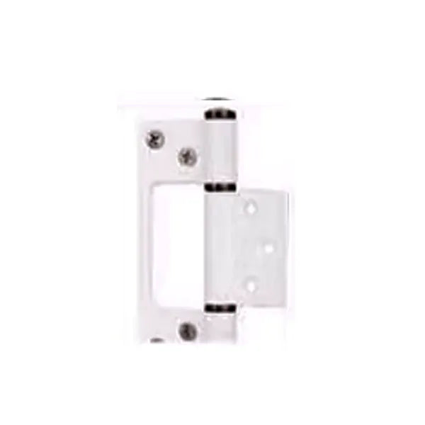 Hinges Sinkless Aluminium White Polybag