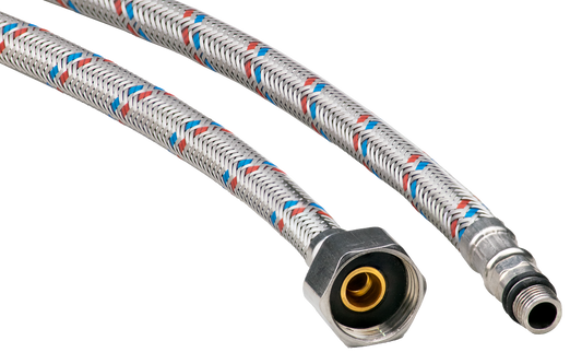 Hose Connector SS Braided F1/2xM1/2 35cm