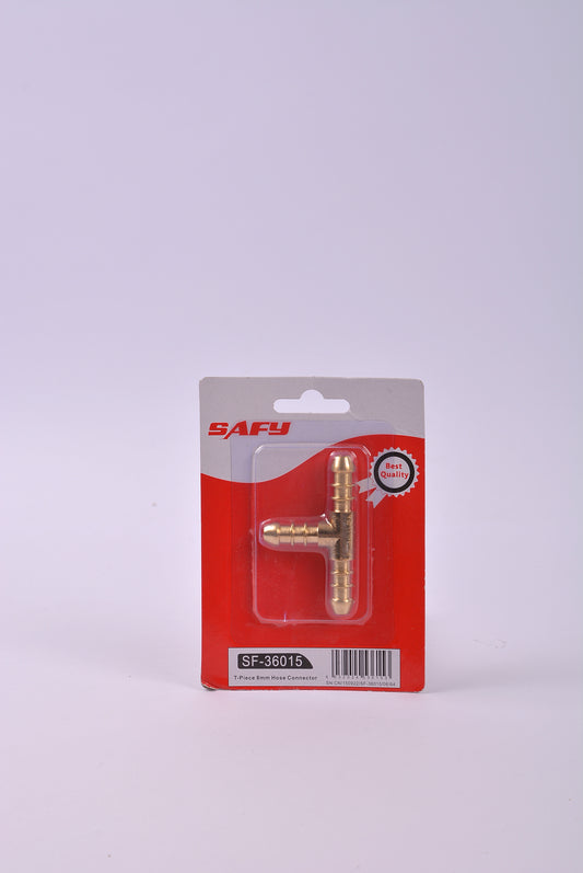 Gas T" Piece 8Mm Hose Connector