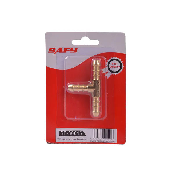 Hose Connector Gas T Piece 8mm