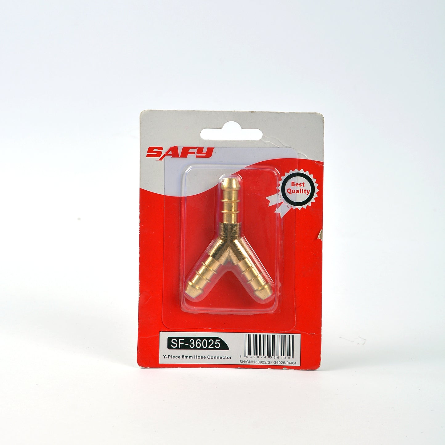 Gas Y" Piece 8Mm Hose Connector