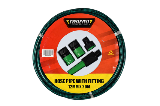 Hose Pipe PVC Torero 12mmx20m With Fittings