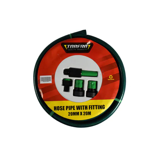 Hose Pipe PVC Torero 20mmx20m With Fittings